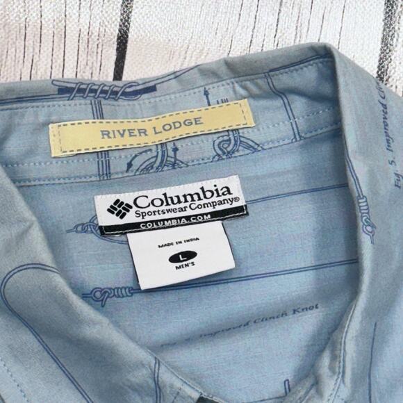 NWOT Columbia Sportswear Short Sleeve Fishing Shirt Size Large - Picture 3 of 4